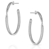 Montana Silversmiths Wrapped Around You Hoop Earrings