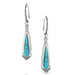 Montana Silversmiths Radiant Stream Turquoise Earrings