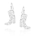 Montana Silversmiths Chiseled Boots Earrings