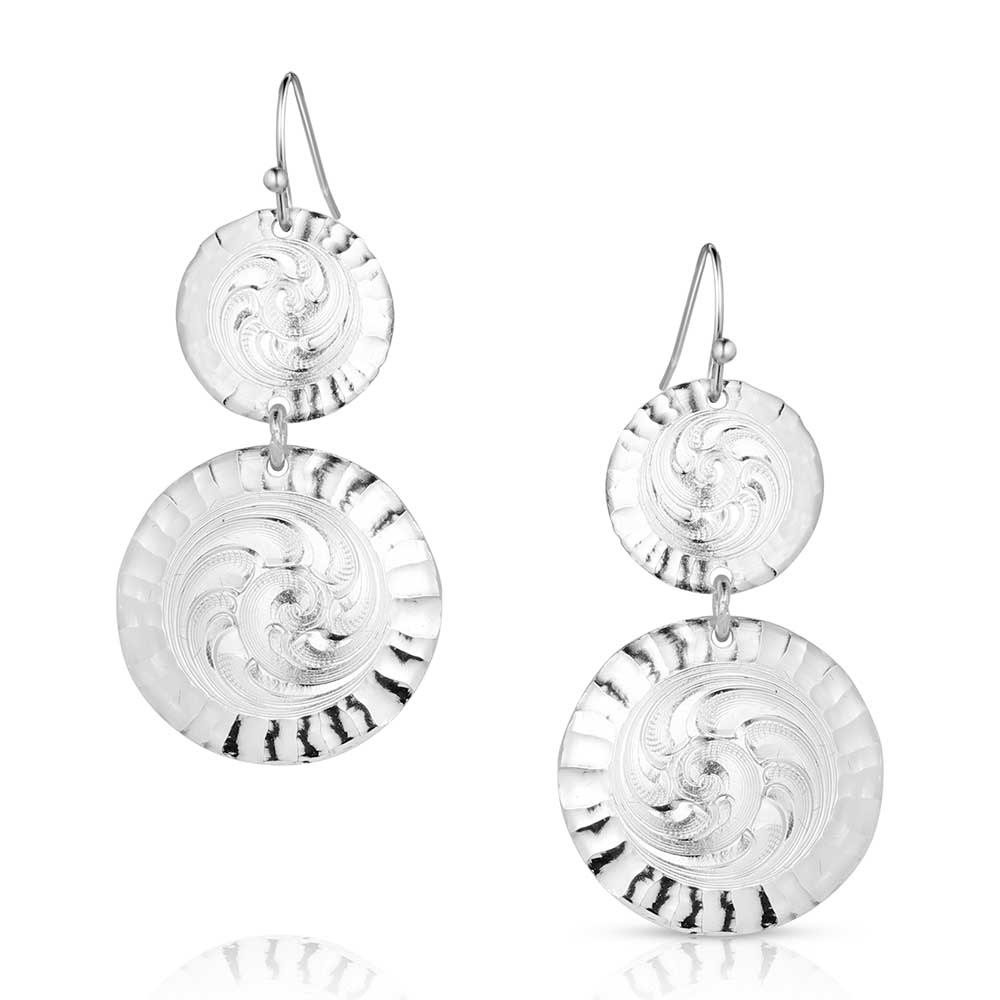 Montana Silversmiths Sundance Conchos Earrings