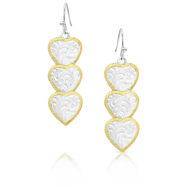 Montana Silversmiths Pure Heart Earrings