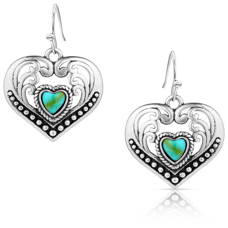 Montana Silversmiths Fierce Hearts Earrings