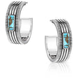 Montana Silversmiths Turquoise Sky Hoop Earrings