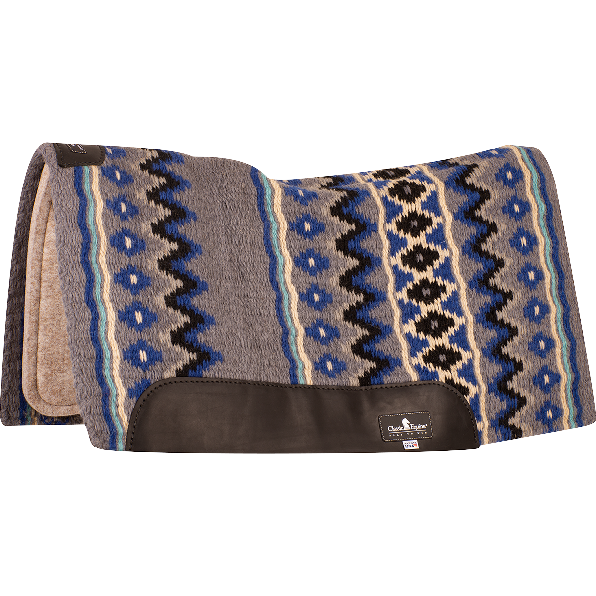 Classic Equine ESP Blanket Pad - Charcoal / Royal Blue