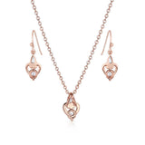 Montana Silversmiths Elegant Embrace Crystal Jewelry Set