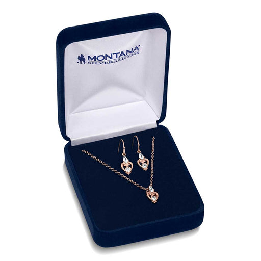 Montana Silversmiths Elegant Embrace Crystal Jewelry Set