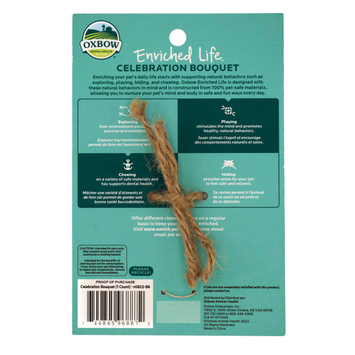 Oxbow Animal Health Enriched Life Celebration Bouquet Chew