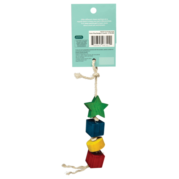 Oxbow Animal Health Enriched Life Color Play Dangly Toy