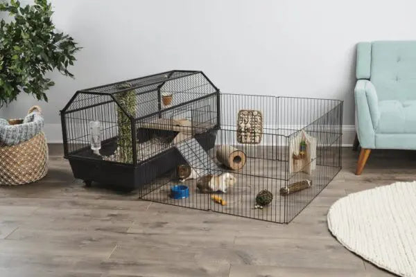 Oxbow Animal Health Enriched Life Habitat with Play Yard