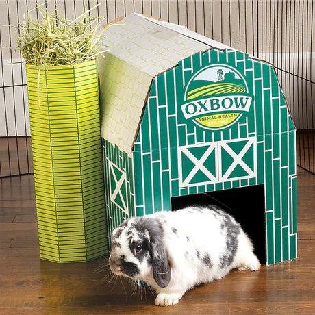 Oxbow Animal Health Enriched Life Hideaway Hay Barn