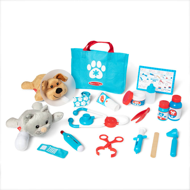 Melissa Doug Examine & Treat Pet Vet Play Set