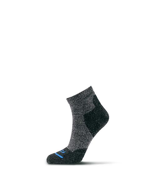 Fits Light Hiker Quarter Sock Coal