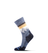 Fits Light Hiker Mountain Top Crew Sock Navy