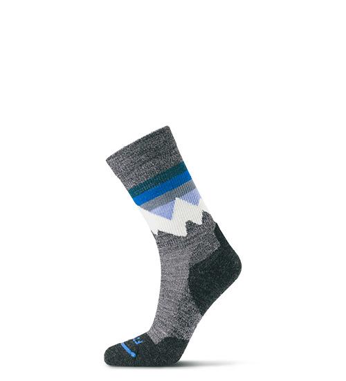 Fits Light Hiker Mountain Top Crew Sock Coal