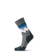 Fits Light Hiker Mountain Top Crew Sock Coal