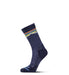 Fits Light Hiker Mountainscape Crew Sock Denim