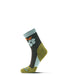 Fits Women's Light Hiker Floral Mini-Crew Sock Chestut