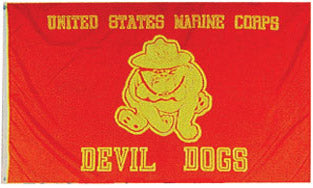 Ace World Marine Bull Dog 3x5' Flag