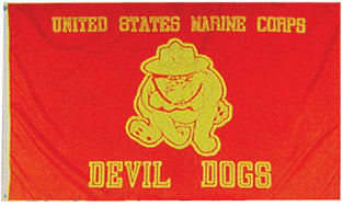 Marine Bull Dog 3x5' Flag