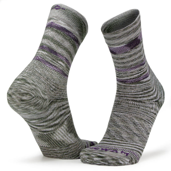 Wigwam Bravura Mid-Crew Lightweight Sock - Granite Granite