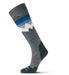 Fits Medium Ski Mountain Top Over The Calf Sock Coal