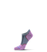 Fits Women's Ultra Light Runner No Show Sock Orchid