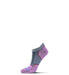 Fits Women's Ultra Light Runner No Show Sock Orchid