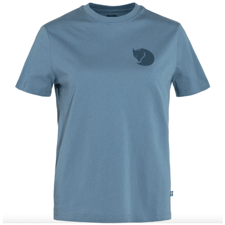 Fjallraven Women's Fox Boxy Logo Tee 543_Dawn Blue