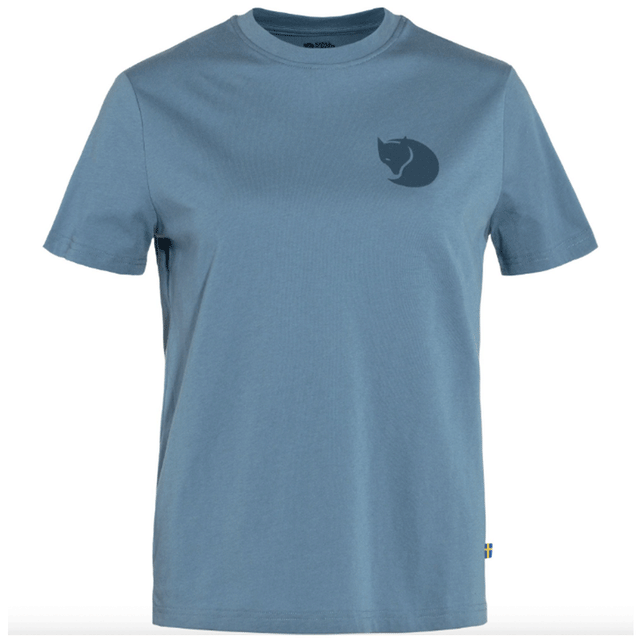 Fjallraven Women's Fox Boxy Logo Tee 543_Dawn Blue