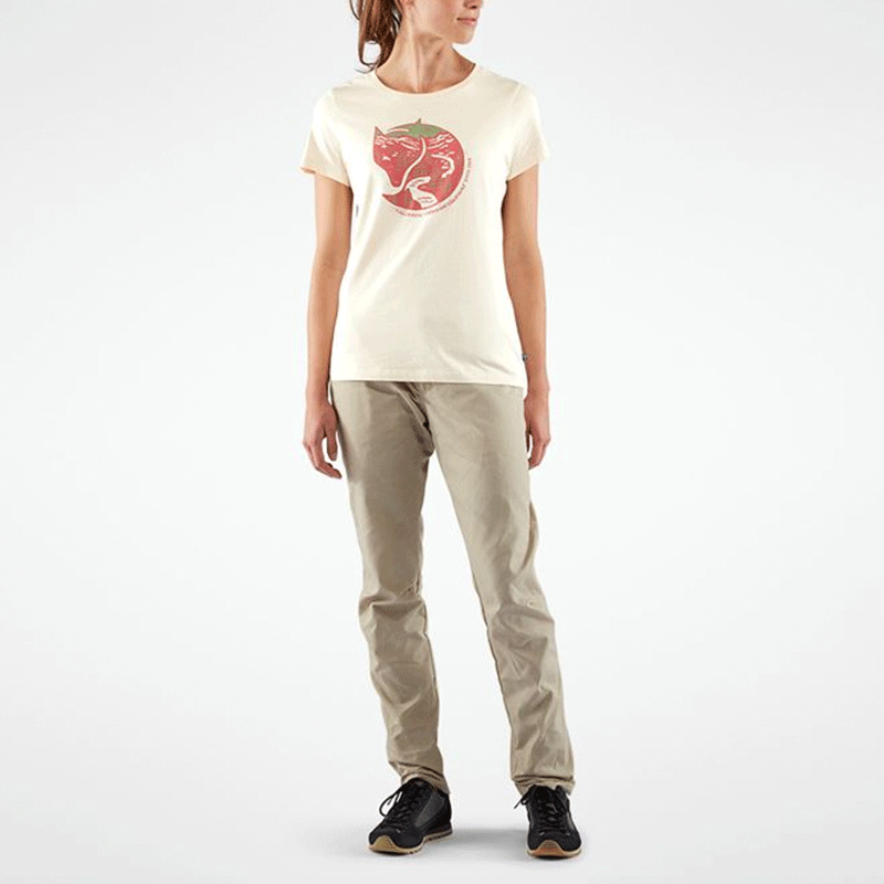 Fjallraven Women's Arctic Fox T-Shirt 113_Chalk White