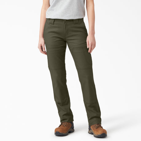 Dickies Women's Flex Duratech Straight Fit Pant Moss