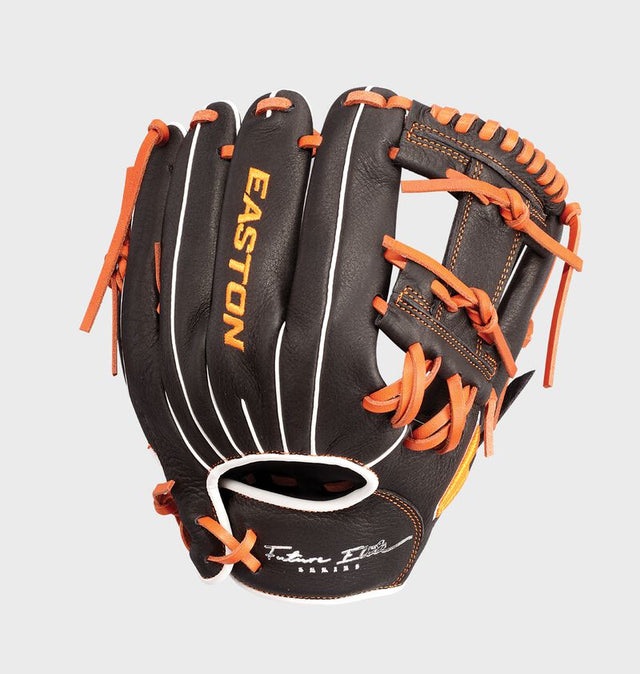 EASTON Future Elite 11in Youth Baseball Glove RH Orange/Black Gray