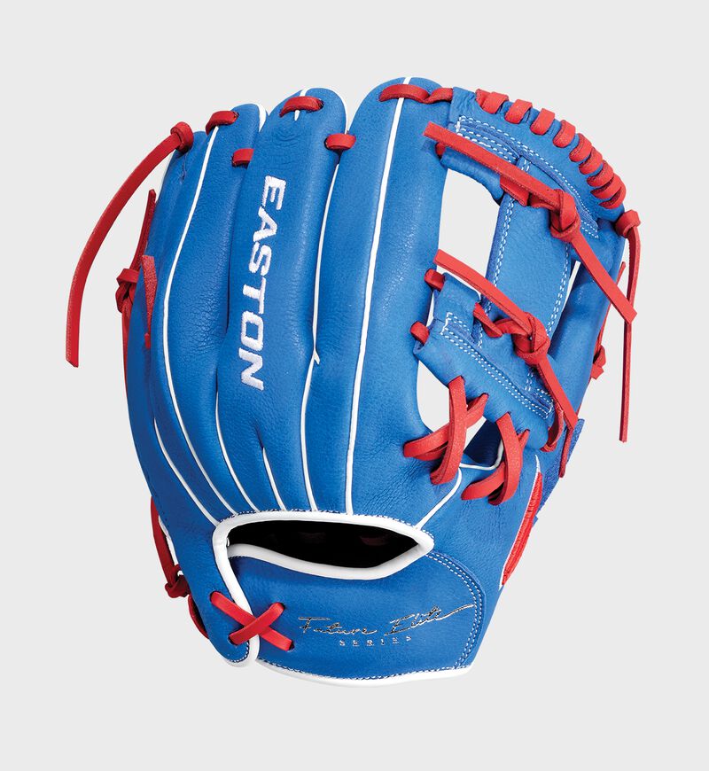 EASTON Future Elite 11in Youth Baseball Glove RH Royal/Red