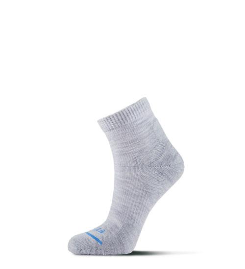 Fits Micro Light Quarter Sock Light/Grey