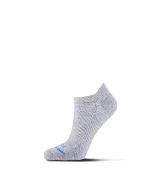 Fits Micro Light No Show Sock Light/Grey