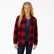 Dickies Women's Flannel Fleece Lined Chore Coat