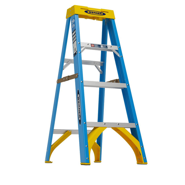 Werner 4ft Type I Fiberglass Step Ladder