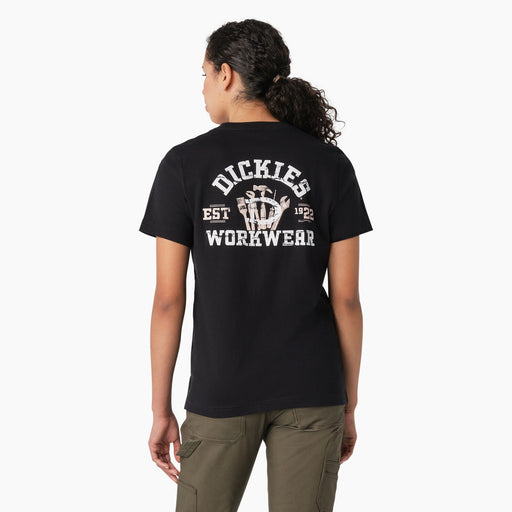 Dickies Women's Heavyweight Workwear Graphic T-shirt Black