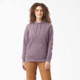 Dickies Women's Water Repellent Sleeve Logo Hoodie Lilac