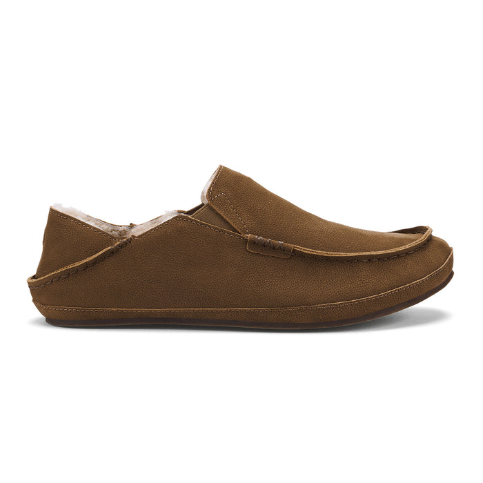 Olukai Men's Moloa Slipper - Kona Coffee/Kona Coffee Kona Coffee/Kona Coffee