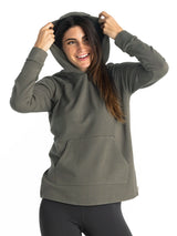 Women's Bamboo Lightweight Fleece Hoodie - Fatigue