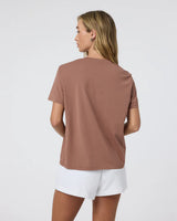 Vuori Feather Tee - Sedona Brown