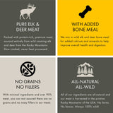 Mountain Wild WILD ELK AND VENISON DOG TRAINING TREAT NIBS