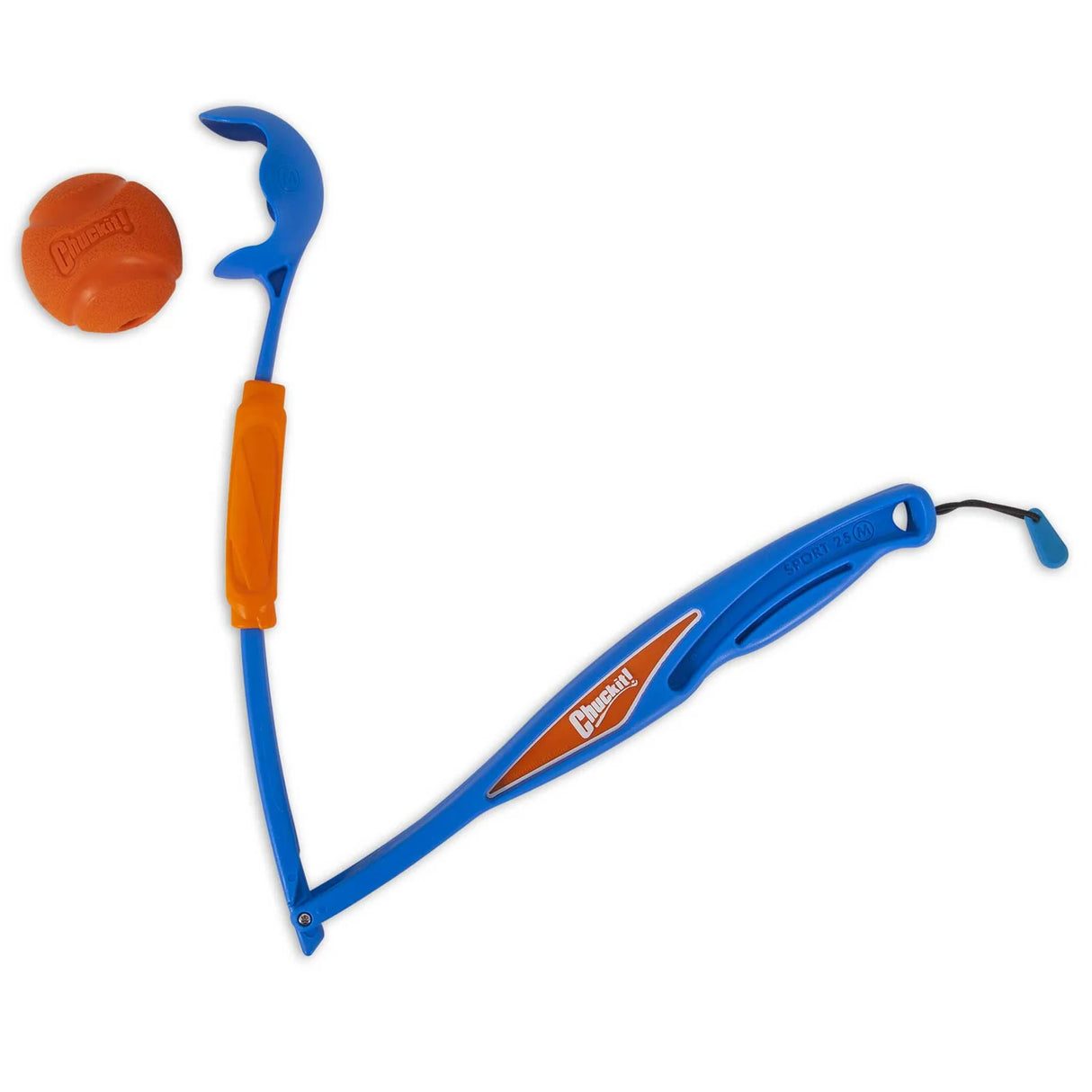 Chuckit! Fetch & Fold Launcher Dog Toy - Blue / Orange