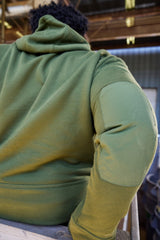 Dovetail Workwear Flagger Fleece Hoodie - Moss Green