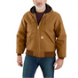 Flannel Lined Active Jacket - Loose Fit - Firm Duck - 3 Warmest Rating - Carhartt Brown Carhartt Brown /  / REG