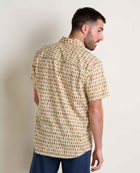 Toad & Co Fletch Short Sleeve Shirt - Umber Hot Sauce Print