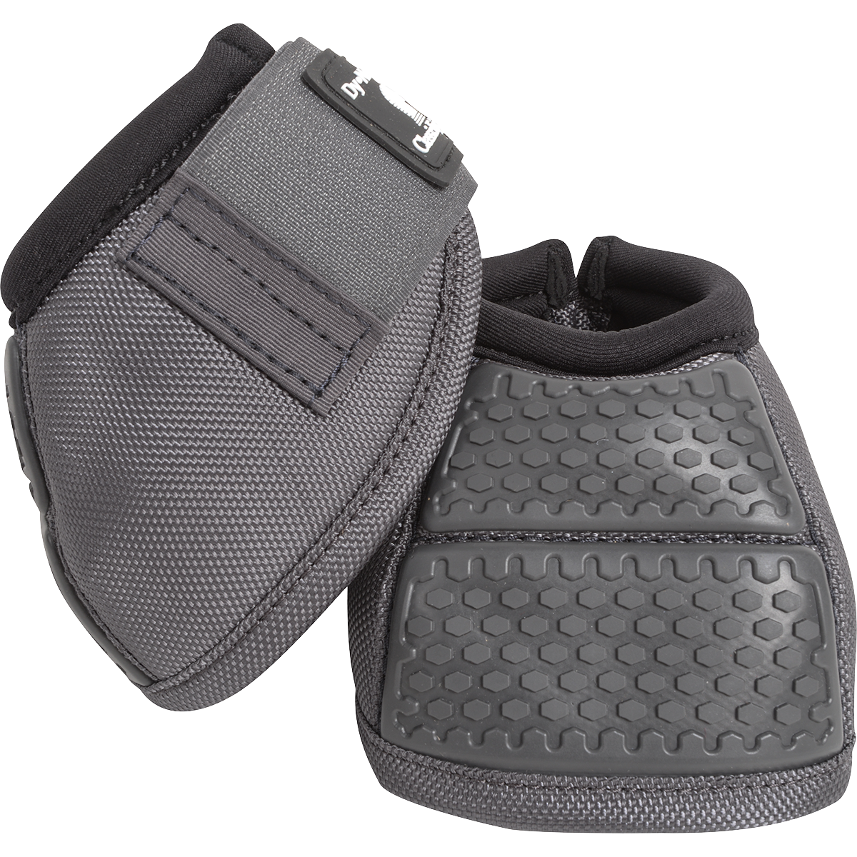 Classic Equine Flexion No Turn Bell Boots - Charcoal