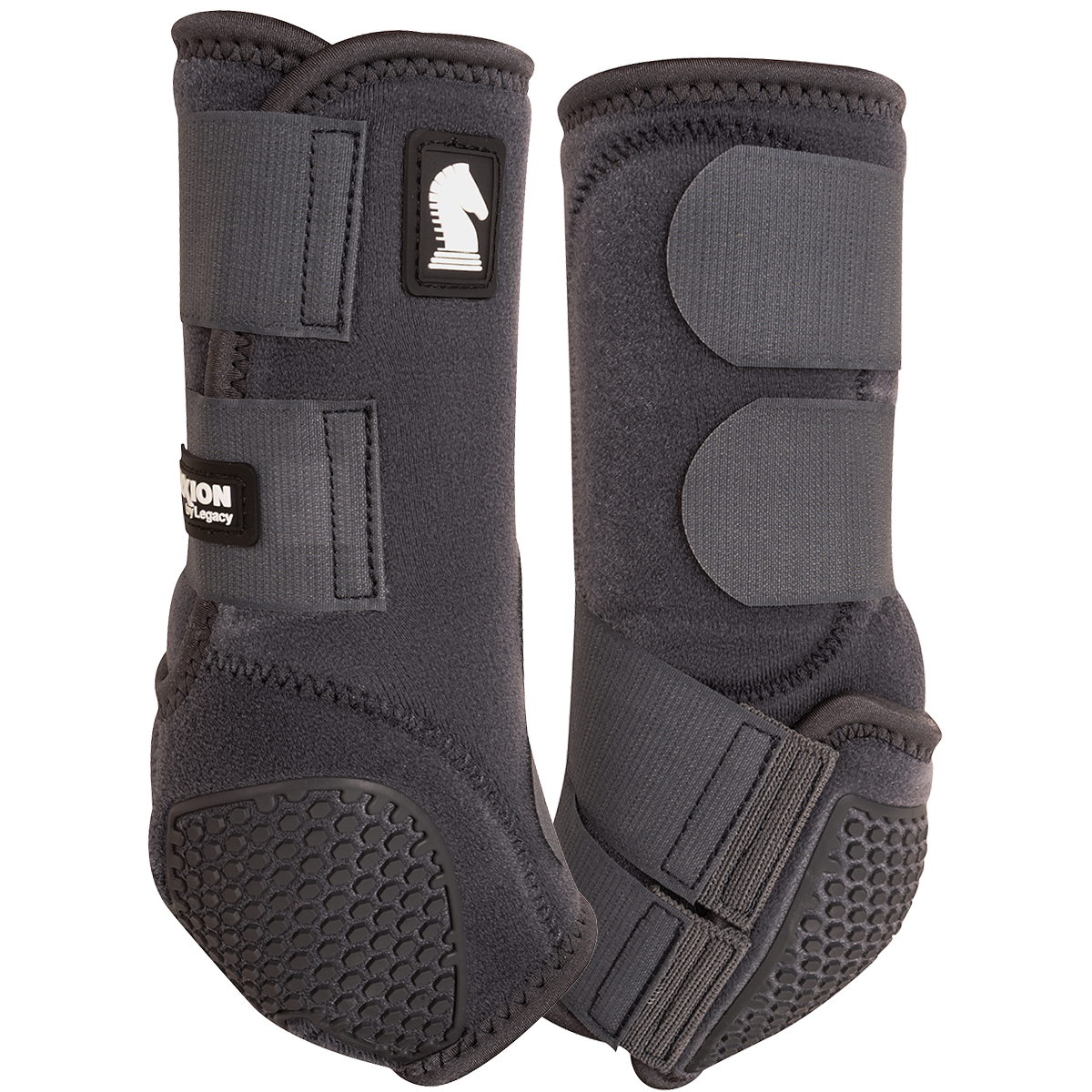 Classic Equine Flexion by Legacy2 Support Boots - Charcoal