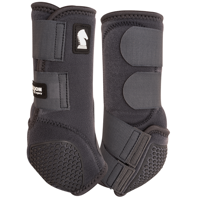 Classic Equine Flexion by Legacy2 Support Boots - Charcoal